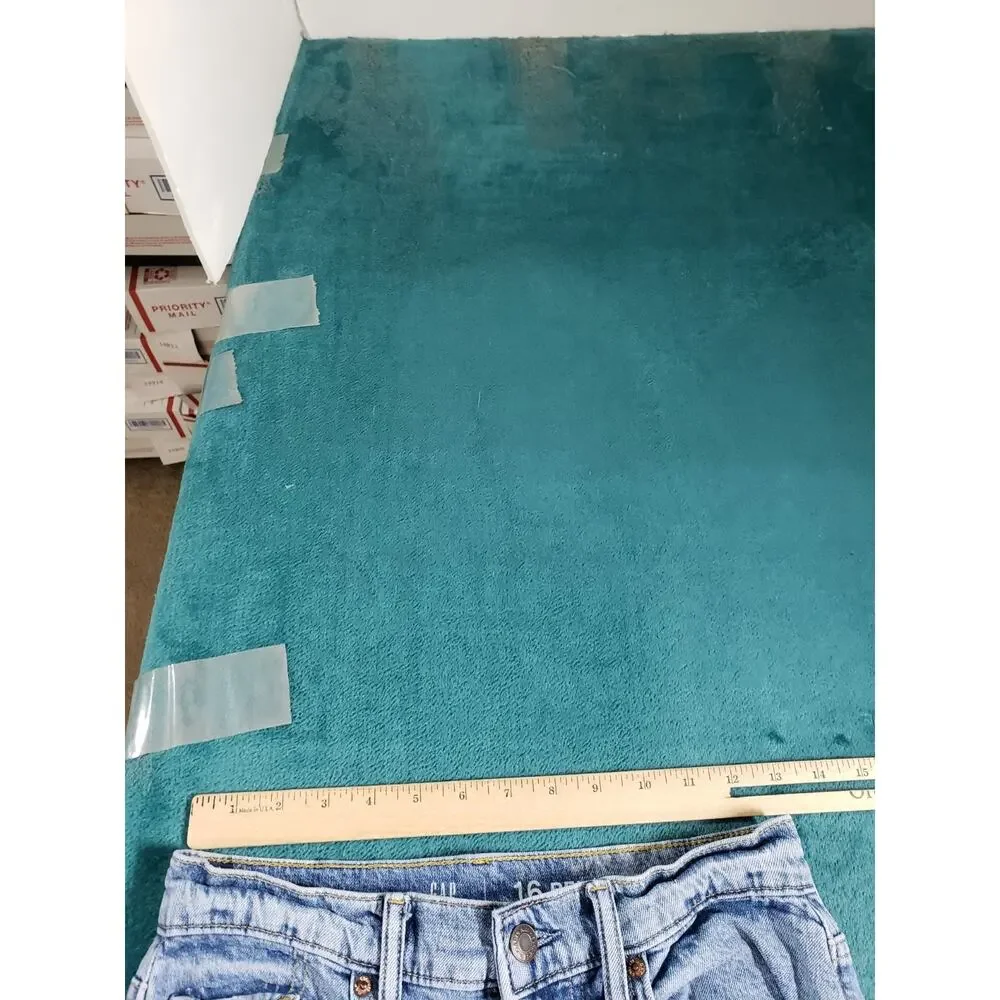 Gap Jeans Size 16 Youth Boys Teen Blue Stretch Denim Pant Mid Rise Relaxed Taper